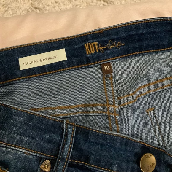 Kut from the Kloth Slouchy Boyfriend Sz 10 Jeans - Picture 3 of 8